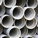 Des panneaux ou tuyaux en amiante-ciment (Fibrociment)